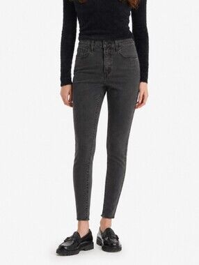 Levi's 721 High Rise Skinny Jeans | Black Wash | W24 L30